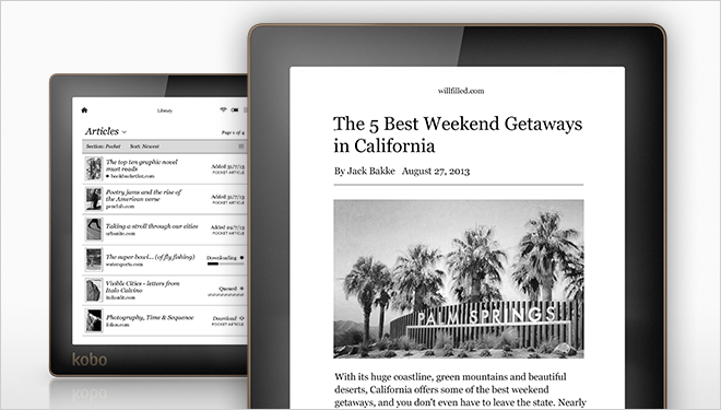 Kobo eBook Readers